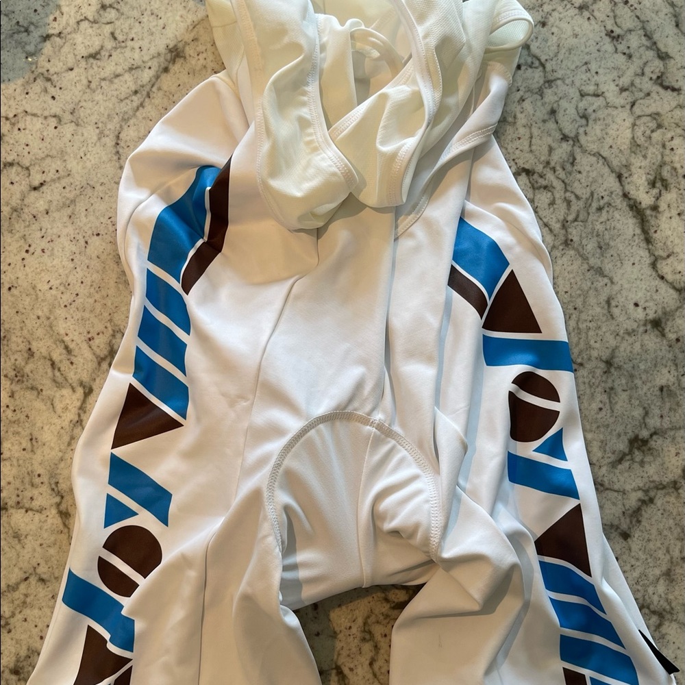 Maloja white cycling bibs